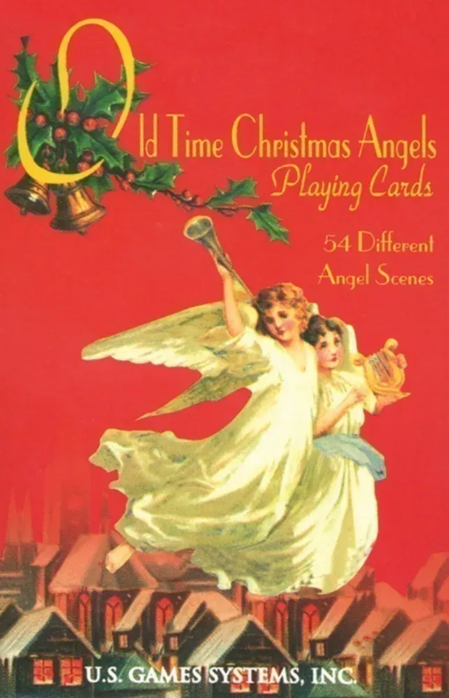 Old Time Christmas Angels Playing Card Deck