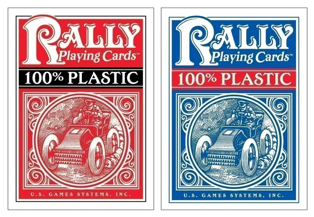 100% Plastic Rally Playing Cards