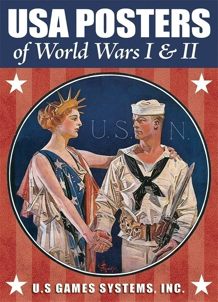 USA Posters of World Wars I and II Poker Deck