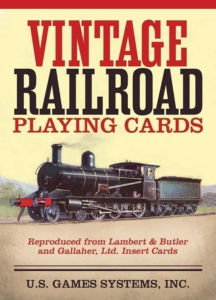 Vintage Railroad Playing Cards