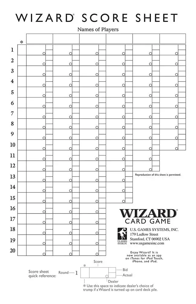 Wizard® Oversized Scorepads